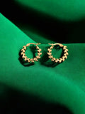 GOLD PLATED EARRING MN9