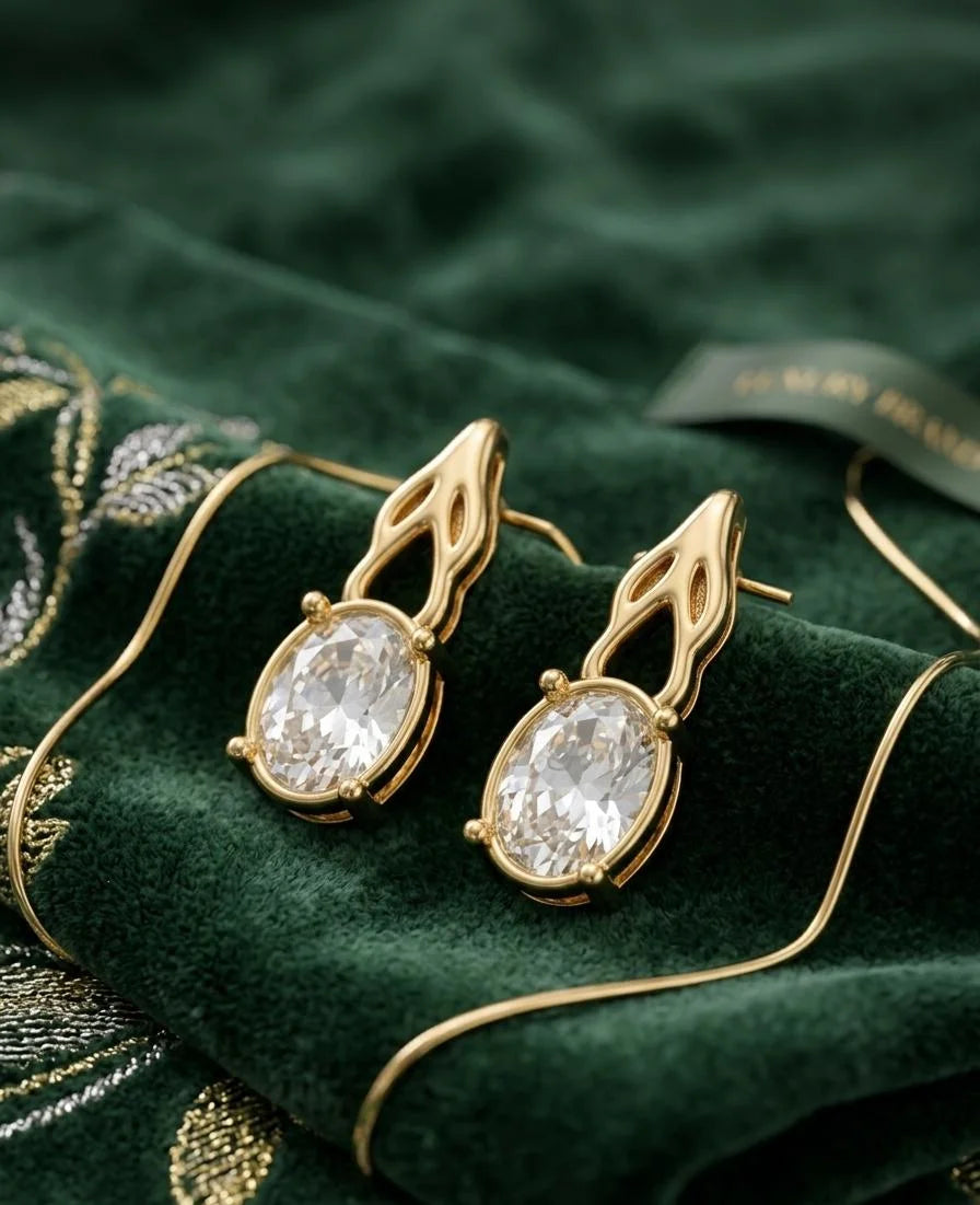 GOLD PLATED EARRING MN20
