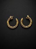 Golden HOOPS EARRINGS MN26