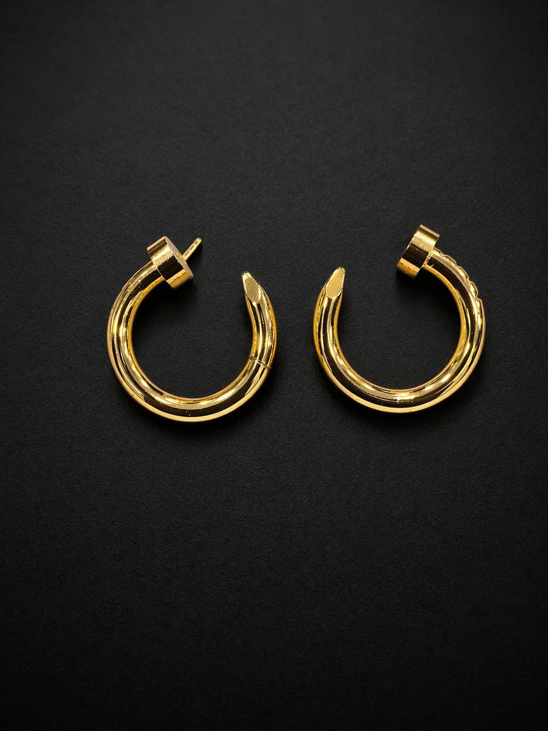 Golden HOOPS EARRINGS MN26