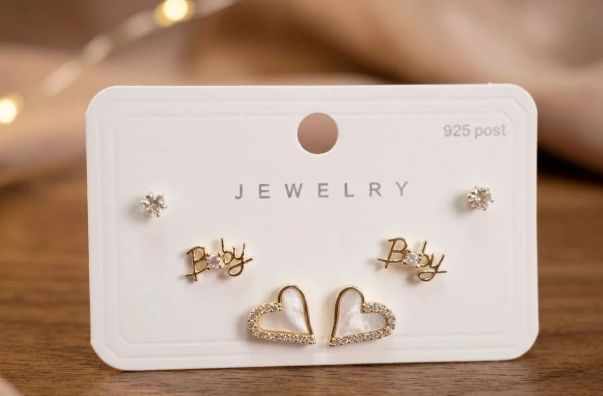 Golden COMBO EARRINGS MN15