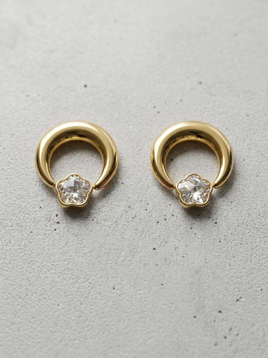 GOLD PLATED EARRING MN3