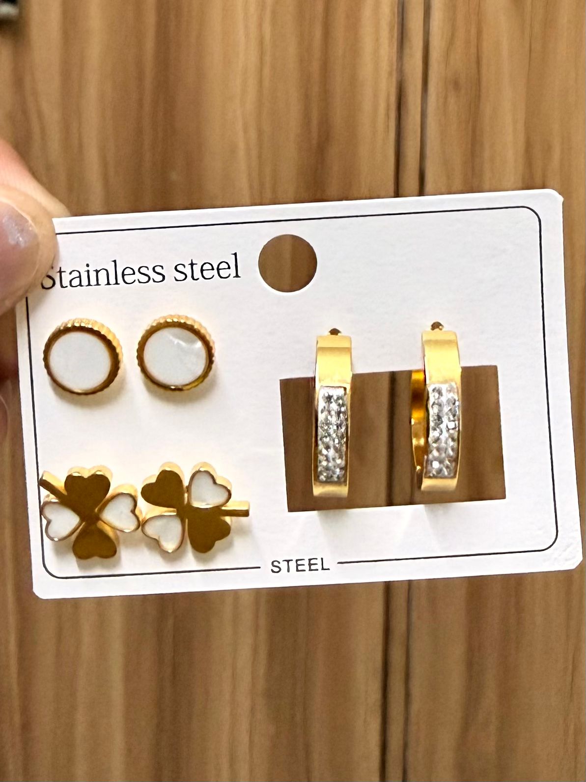 Golden COMBO EARRINGS MN1
